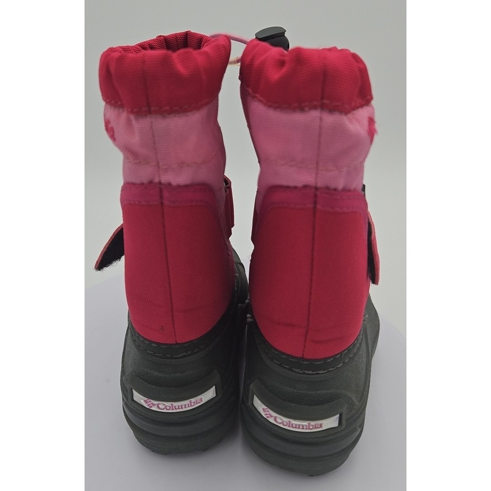COLUMBIA Kids Pink Powderbug Plus II *NWOB* Toddler Kids SLIP ON Snow Boot Sz 6 - Picture 4 of 13